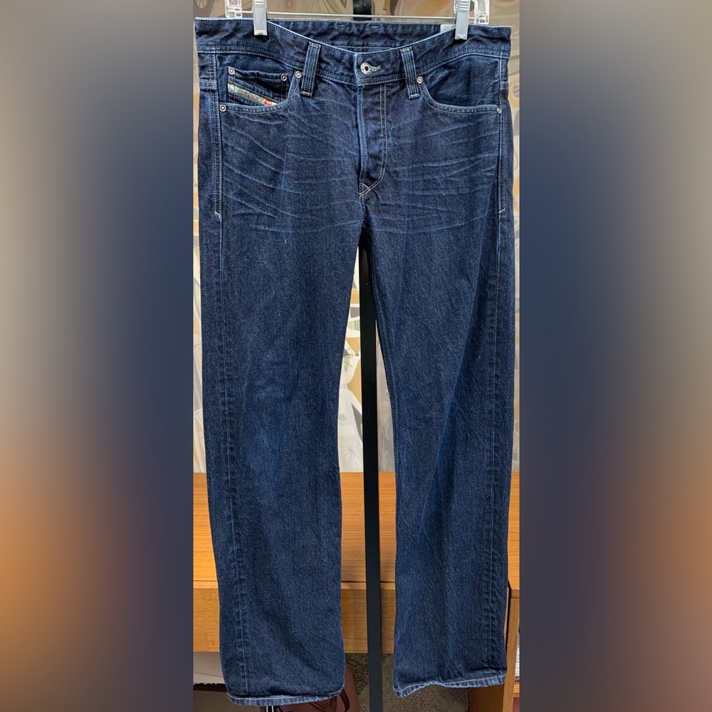 Diesel Men Straight Jeans - Dark Blue